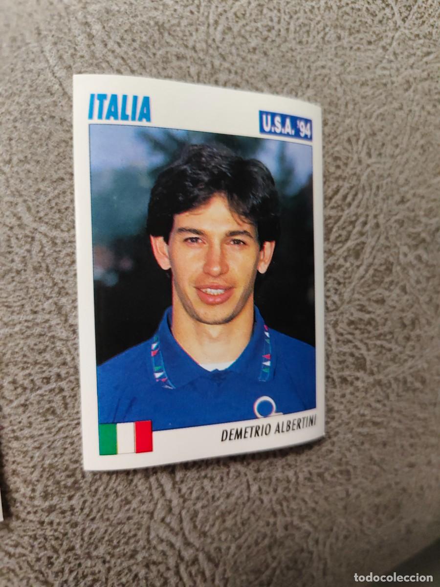 Fu&szlig;ball-Sticker: 253 SERVICE LINE MUNDIAL USA 94 DEMETRIO ALBERTINI - ITALIA - 1994 WORLD CUP SL ITALY AAC