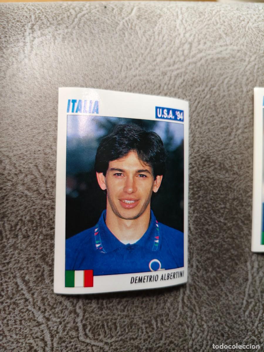 Fu&szlig;ball-Sticker: 253 SERVICE LINE MUNDIAL USA 94 DEMETRIO ALBERTINI - ITALIA - 1994 WORLD CUP SL ITALY AAC
