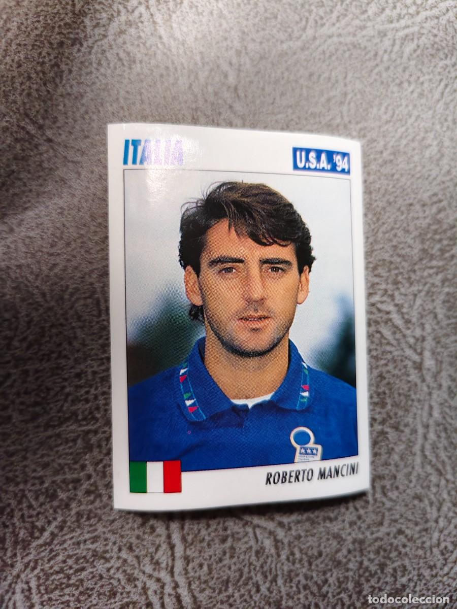 Fu&szlig;ball-Sticker: 258 SERVICE LINE MUNDIAL USA 94 ROBERTO MANCINI - ITALIA - 1994 WORLD CUP SL ITALY AAC