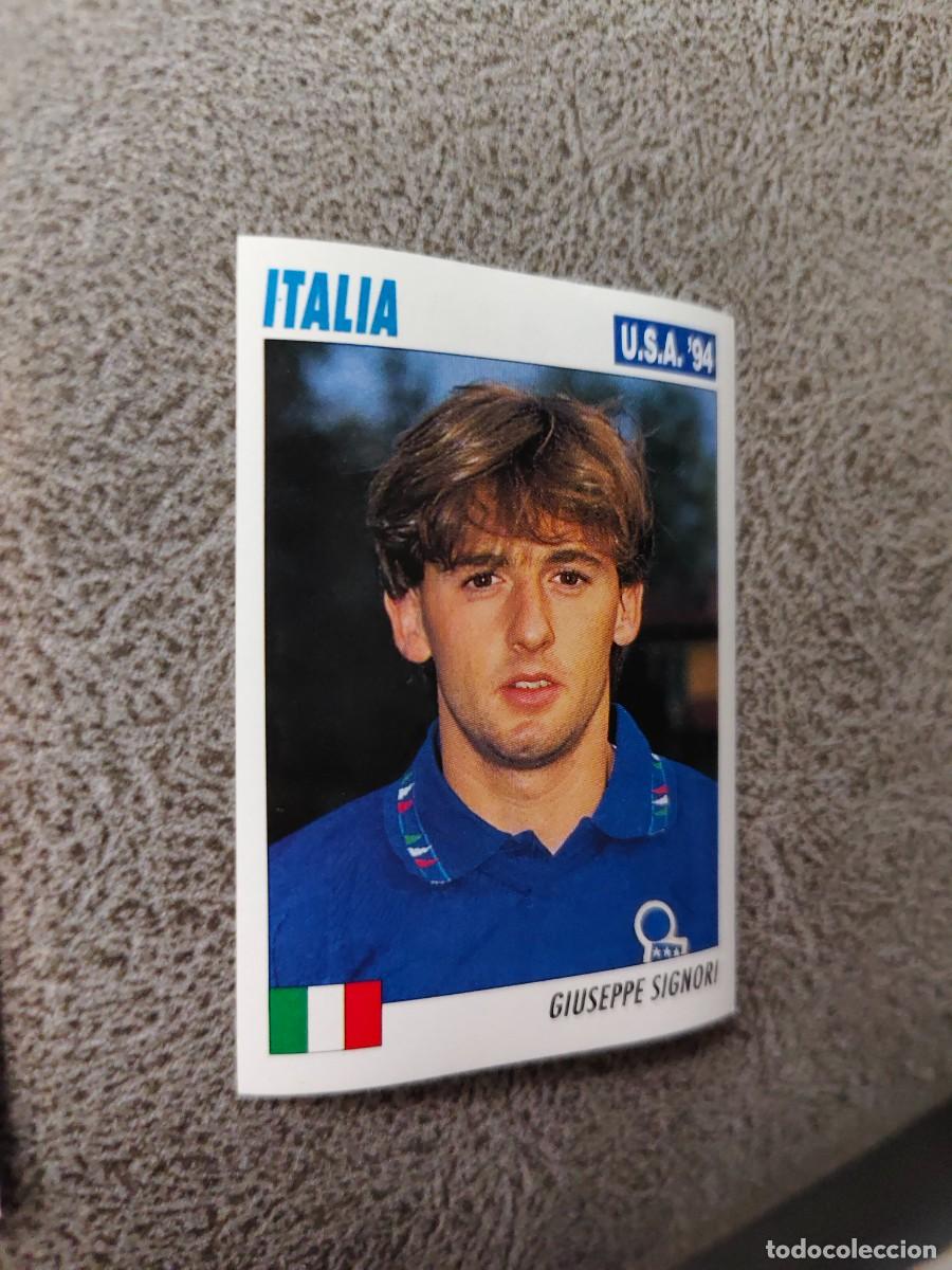 Fu&szlig;ball-Sticker: 261 SERVICE LINE MUNDIAL USA 94 GIUSEPPE SIGNORI - ITALIA - 1994 WORLD CUP SL ITALY AAC