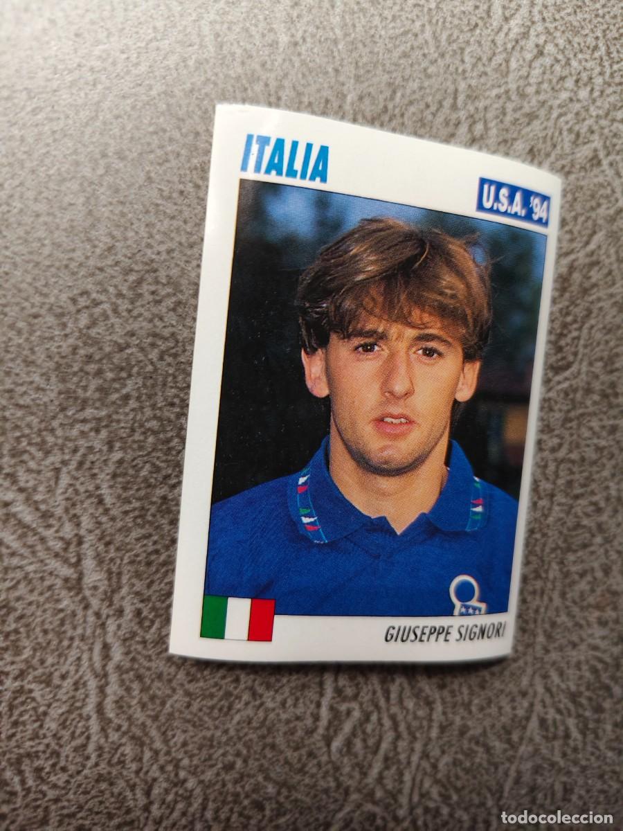 Fu&szlig;ball-Sticker: 261 SERVICE LINE MUNDIAL USA 94 GIUSEPPE SIGNORI - ITALIA - 1994 WORLD CUP SL ITALY AAC