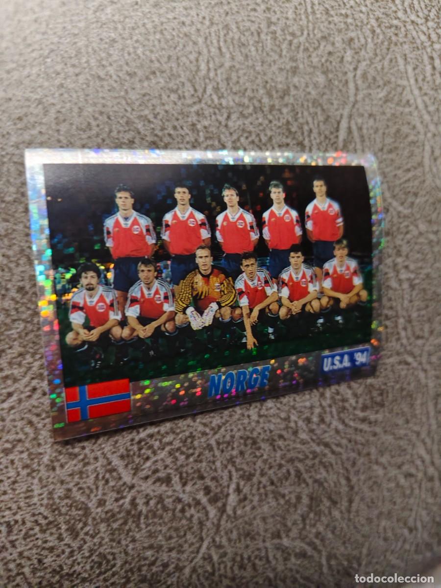 Fu&szlig;ball-Sticker: 264 SERVICE LINE MUNDIAL USA 94 TEAM PLANTILLA - NORGE NORUEGA - 1994 WORLD CUP SL ITALY AAC