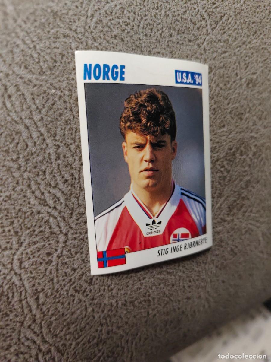 Fu&szlig;ball-Sticker: 267 SERVICE LINE MUNDIAL USA 94 STIG INGE BJORNEBYE - NORGE NORUEGA - 1994 WORLD CUP SL ITALY AAC