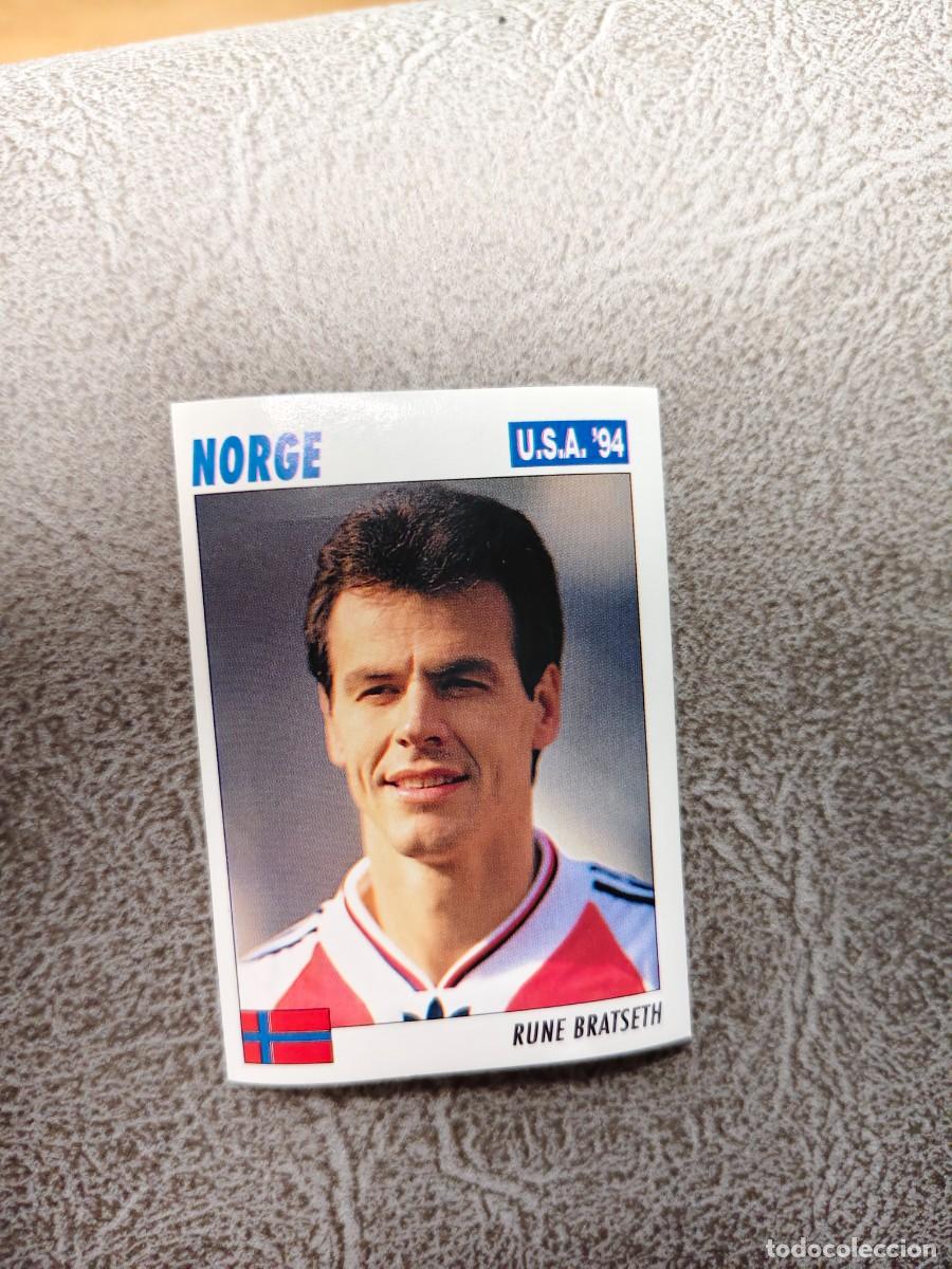 Fu&szlig;ball-Sticker: 268 SERVICE LINE MUNDIAL USA 94 RUNE BRATSETH - NORGE NORUEGA - 1994 WORLD CUP SL ITALY AAC