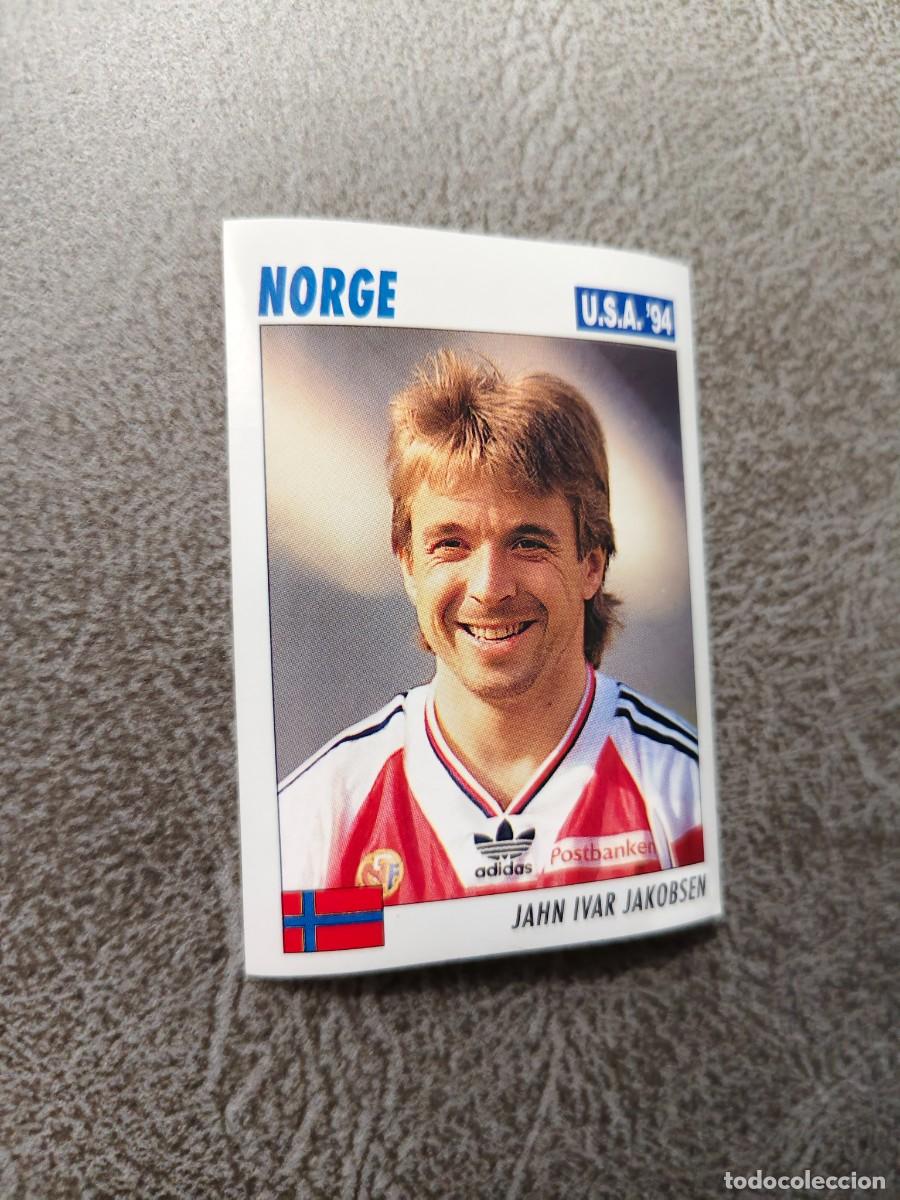Cromos de f&uacute;tbol: 281 SERVICE LINE MUNDIAL USA 94 JAHN IVAR JAKOBSEN - NORGE NORUEGA - 1994 WORLD CUP SL ITALY AAC