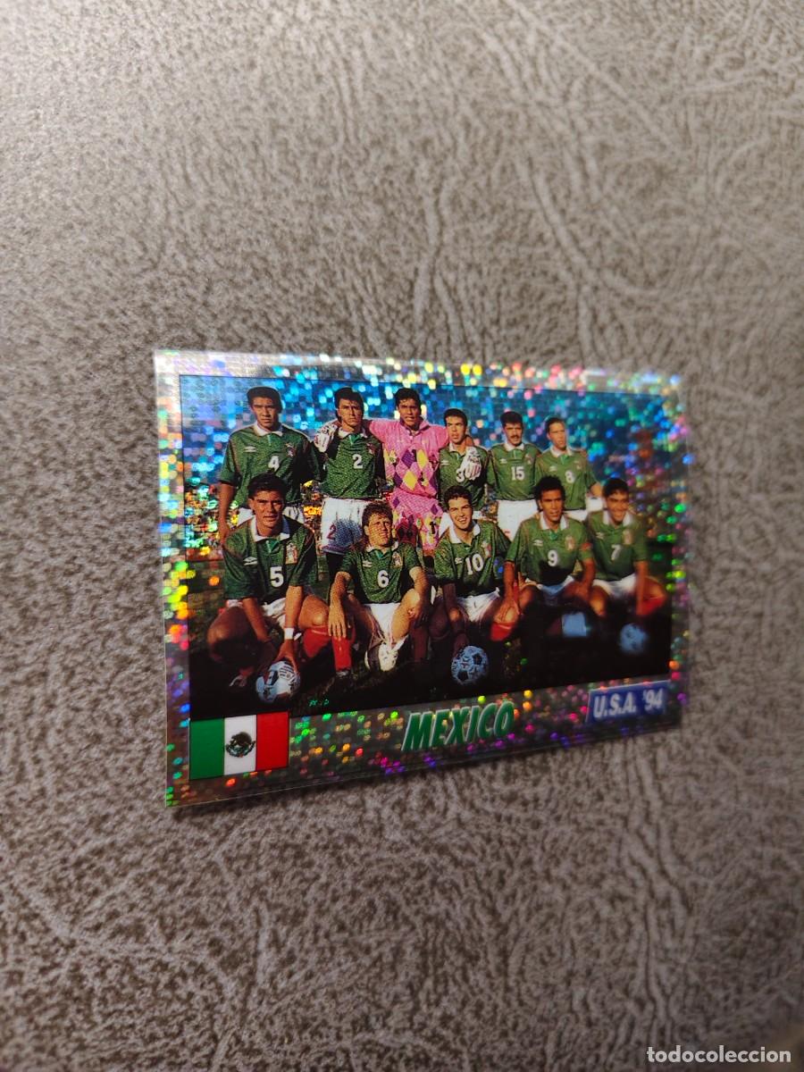 Cromos de f&uacute;tbol: 283 SERVICE LINE MUNDIAL USA 94 TEAM PLANTILLA - MEXICO - 1994 WORLD CUP SL ITALY AAC