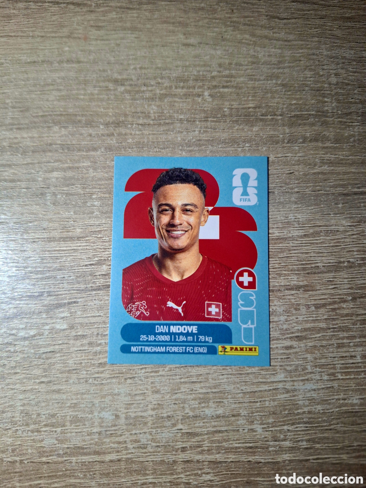 Cromos de f&uacute;tbol: SUI 19 DAN NDOVE (MUNDIAL 2026)