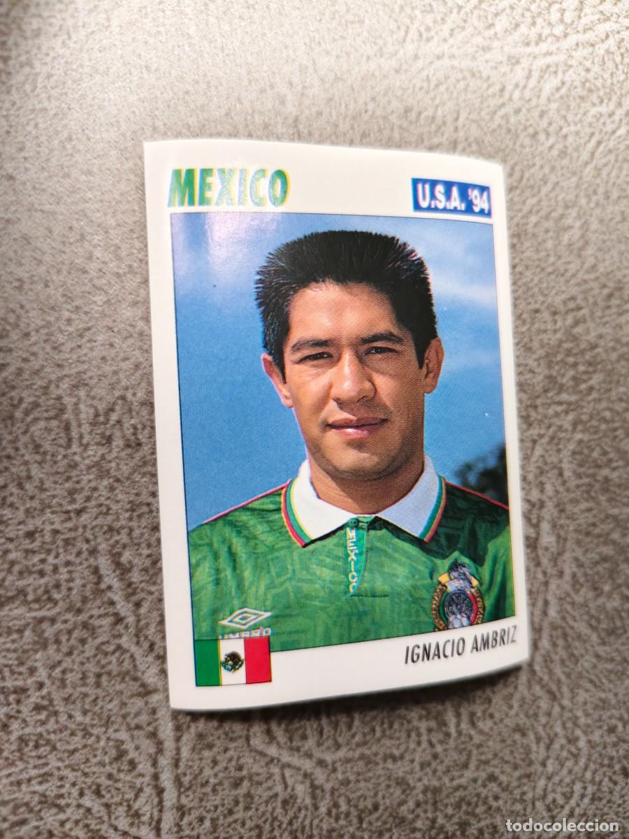 Cromos de f&uacute;tbol: 287 SERVICE LINE MUNDIAL USA 94 IGNACIO AMBRIZ - MEXICO - 1994 WORLD CUP SL ITALY AAC
