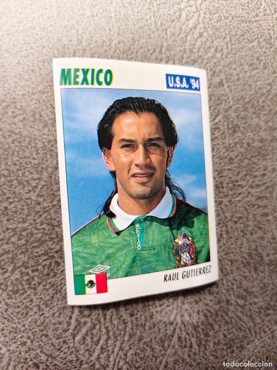 Cromos de f&uacute;tbol: 289 SERVICE LINE MUNDIAL USA 94 RAUL GUTIERREZ - MEXICO - 1994 WORLD CUP SL ITALY AAC