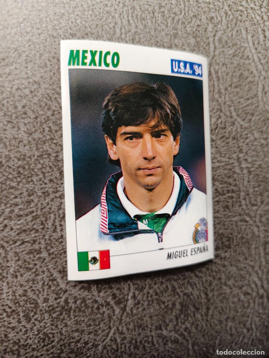 Cromos de f&uacute;tbol: 294 SERVICE LINE MUNDIAL USA 94 MIGUEL ESPANA - MEXICO - 1994 WORLD CUP SL ITALY AAC