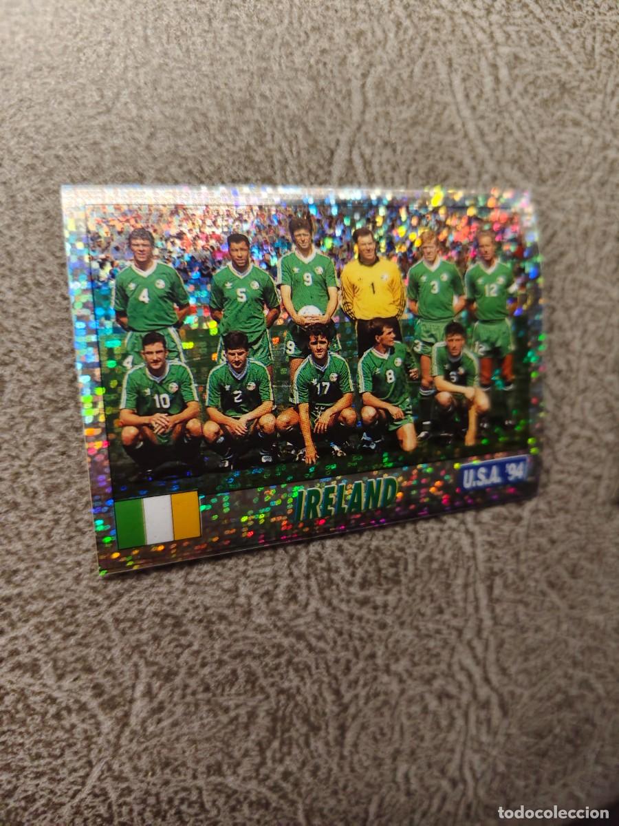 Figurine di Calcio: 303 SERVICE LINE MUNDIAL USA 94 TEAM PLANTILLA - IRELAND IRLANDA - 1994 WORLD CUP SL ITALY AAC