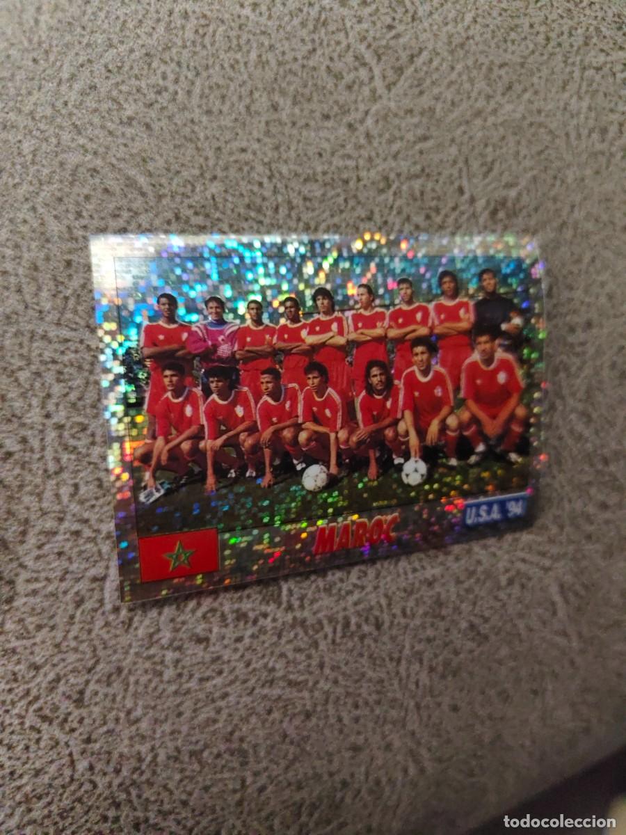 Figurine di Calcio: 312 SERVICE LINE MUNDIAL USA 94 TEAM PLANTILLA - MAROC MARRUECOS - 1994 WORLD CUP SL ITALY AAC