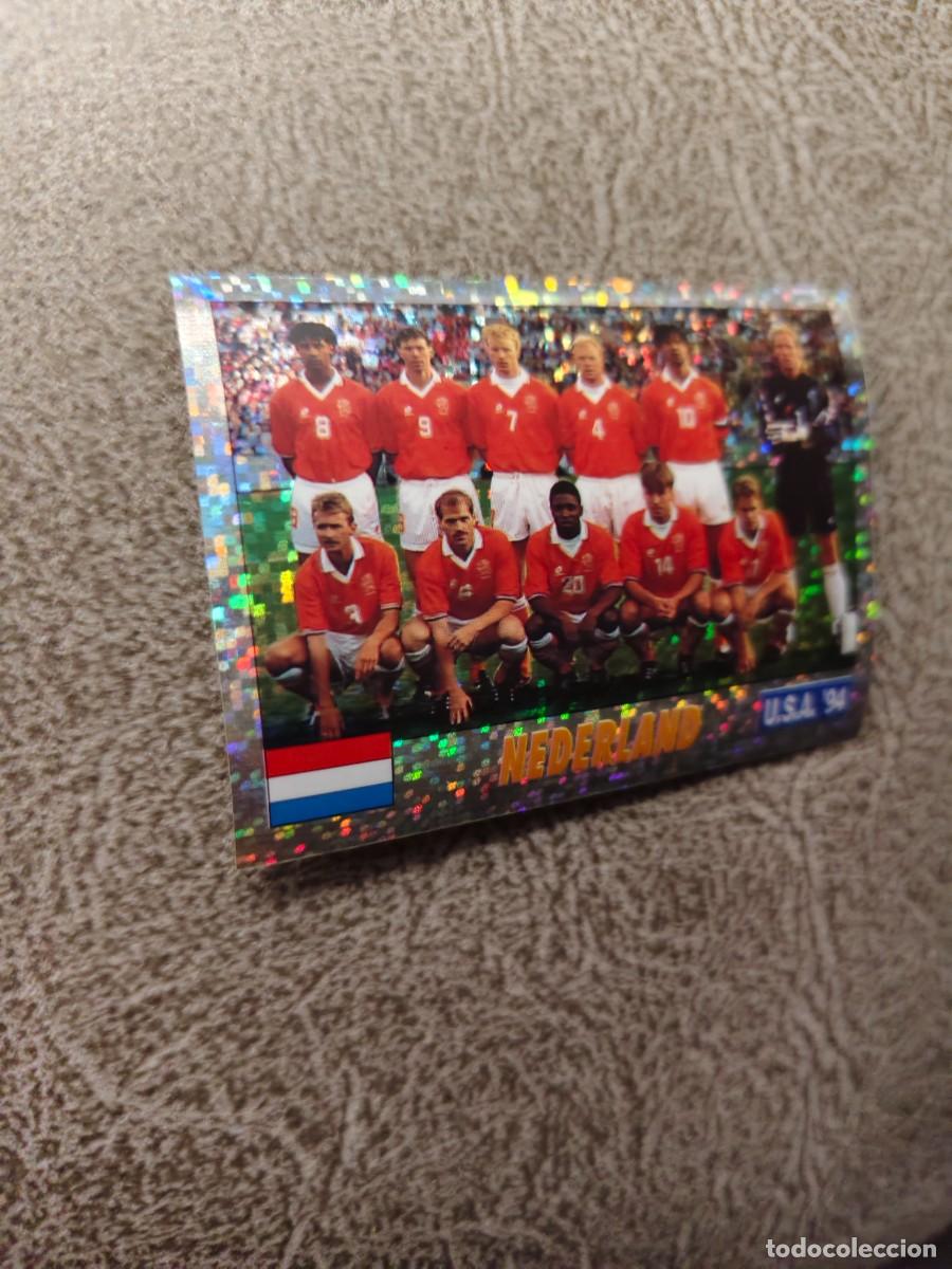 Figurine di Calcio: 320 SERVICE LINE MUNDIAL USA 94 TEAM PLANTILLA - NEDERLAND HOLANDA - 1994 WORLD CUP SL ITALY AAC