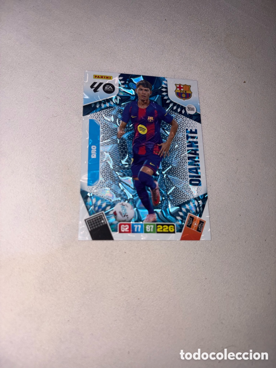 Cromos de f&uacute;tbol: 398 Dro FC Barcelona Diamante ADRENALYN XL LIGA 2025/2026 25 26 PANINI
