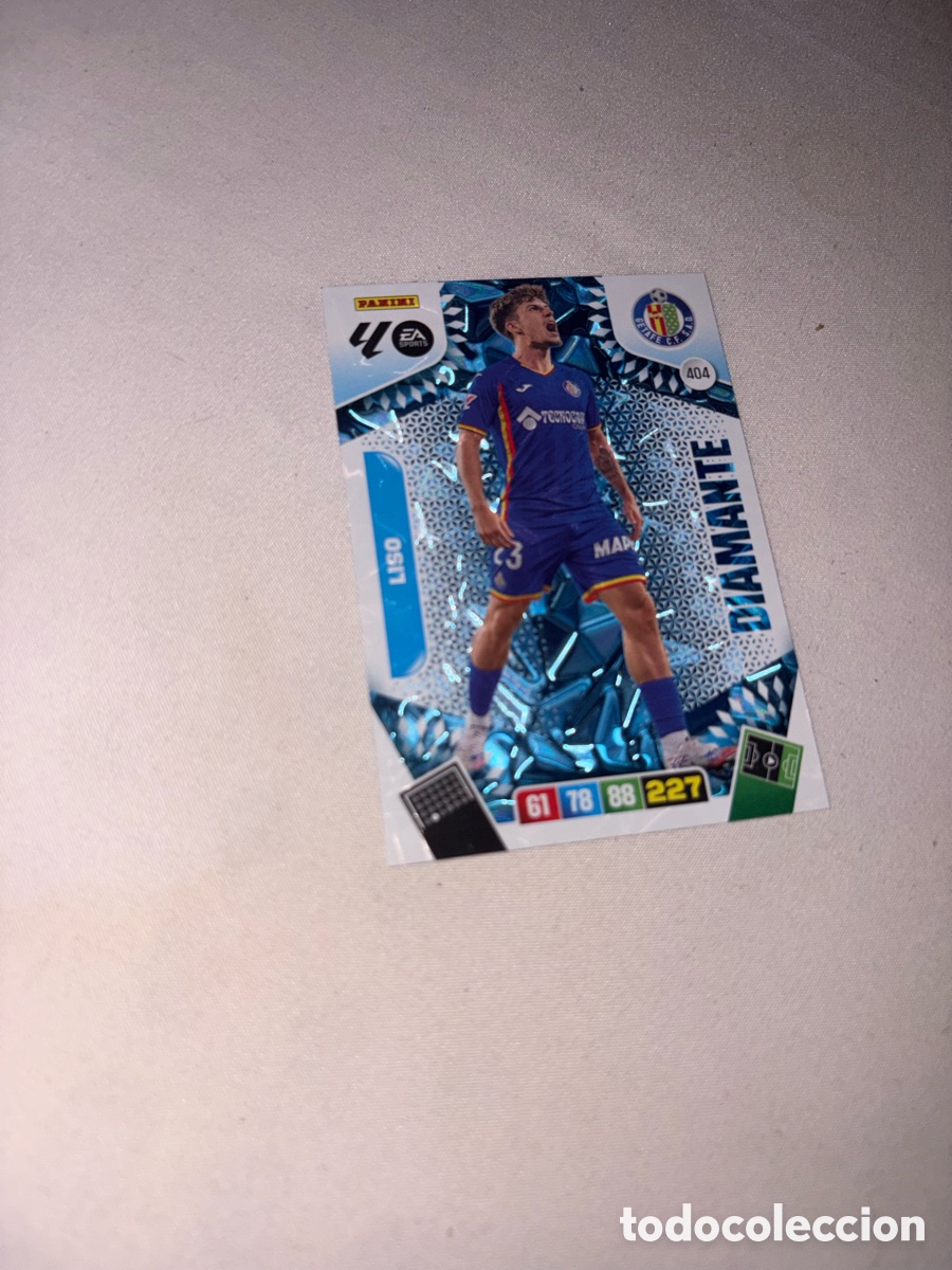Cromos de f&uacute;tbol: Liso Diamante n&uacute;mero 404 del Getafe cromo adrenalyn XL 25-26 2025-2026