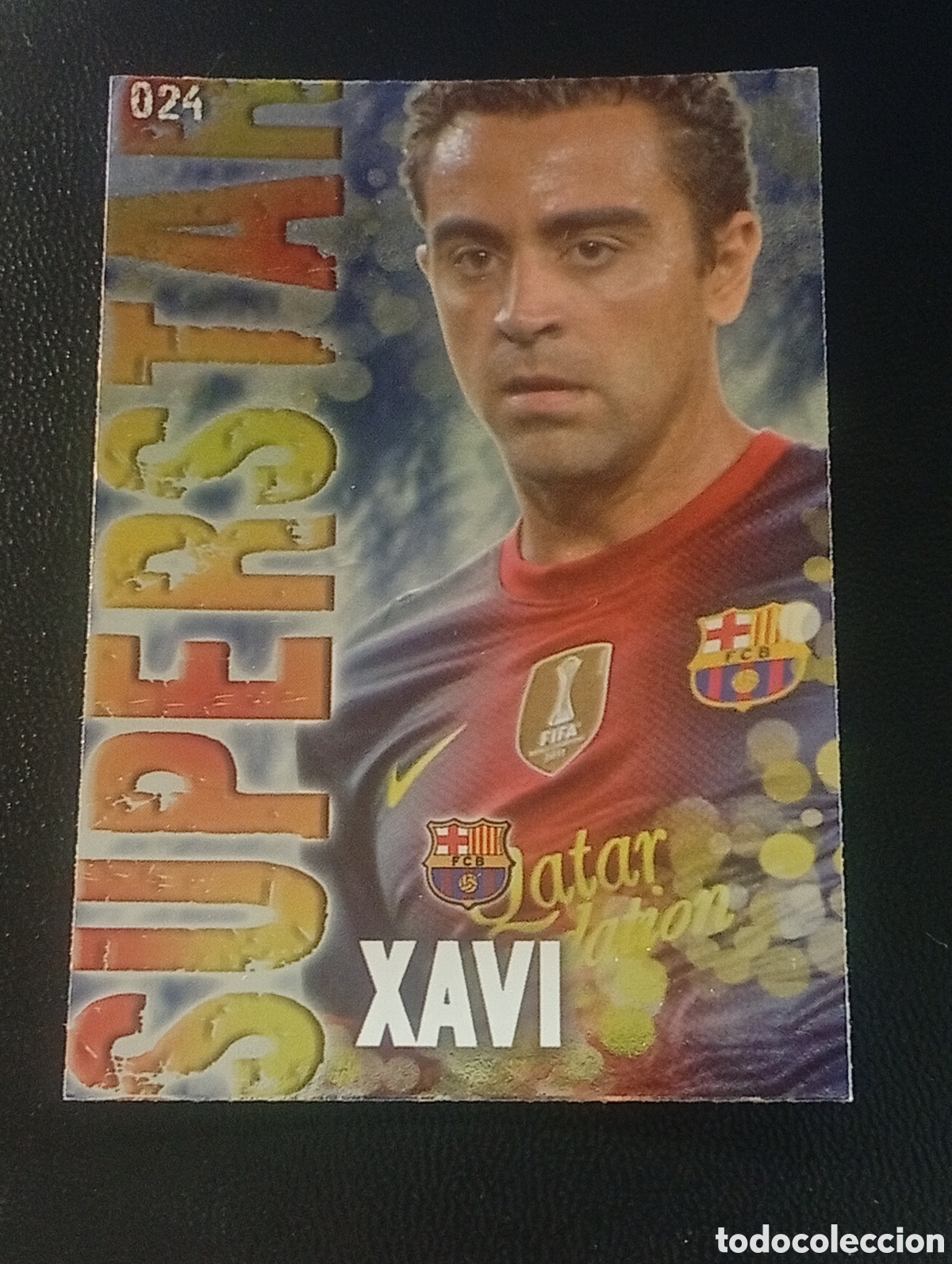 Cromos de f&uacute;tbol: 24 brillo liso XAVI BARCELONA MUNDICROMO 2013 2014 13 14 CROMOS CARD PANINI MEGACRACKS TOPPS SPAIN