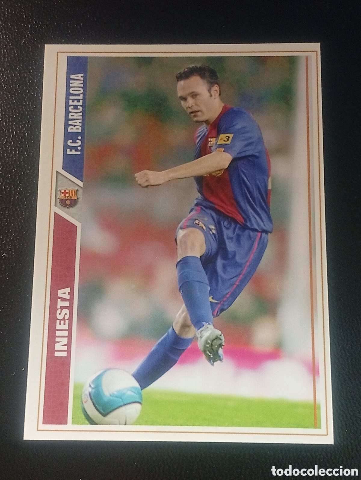 Cromos de f&uacute;tbol: 43 INIESTA BARCELONA MUNDICROMO 2007 2008 7 8 CROMOS PANINI MEGACRACKS TOPPS ESPA&Ntilde;A SPAIN