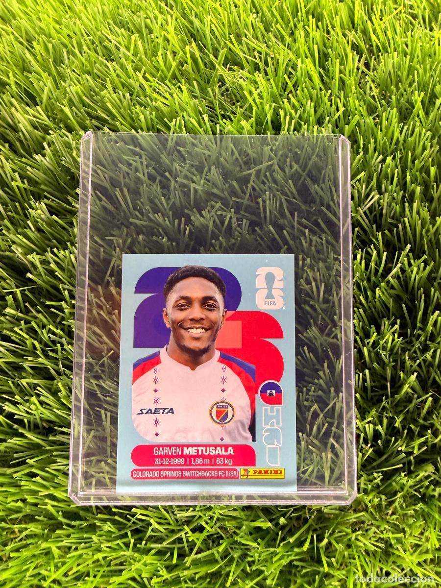 Cromos de f&uacute;tbol: N&ordm; HAI8 Garven Metusala Hait&iacute; Mundial 2026 Stickers