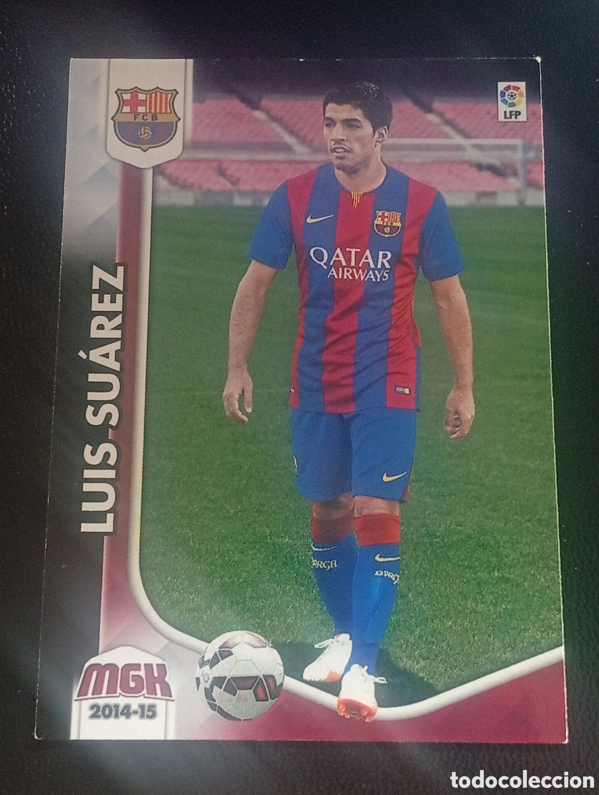 Cromos de f&uacute;tbol: 468 nuevo fichaje LUIS SU&Aacute;REZ BARCELONA MEGACRACKS 2014 2015 14 15 CROMOS CARDS PANINI MUNDICROMO