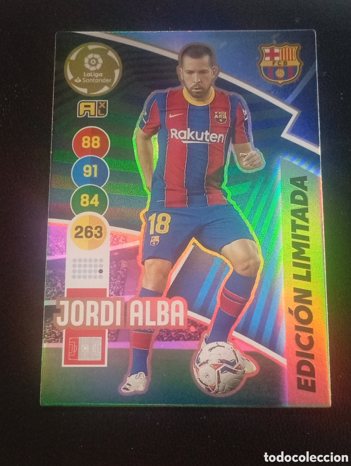 Cromos de f&uacute;tbol: edici&oacute;n limitada JORDI ALBA BARCELONA ADRENALYN 2020 2021 20 21 MEGACRACKS CROMOS CARDS TOPPS ESPA&Ntilde;A