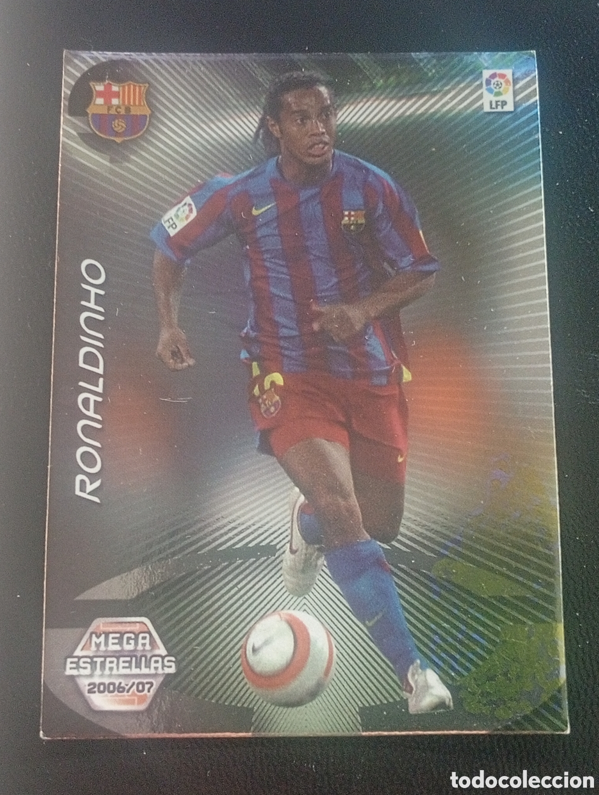 Cromos de f&uacute;tbol: 379 RONALDINHO BARCELONA MEGACRACKS 2006 2007 6 7 CROMOS CARDS PANINI MUNDICROMO BRASIL
