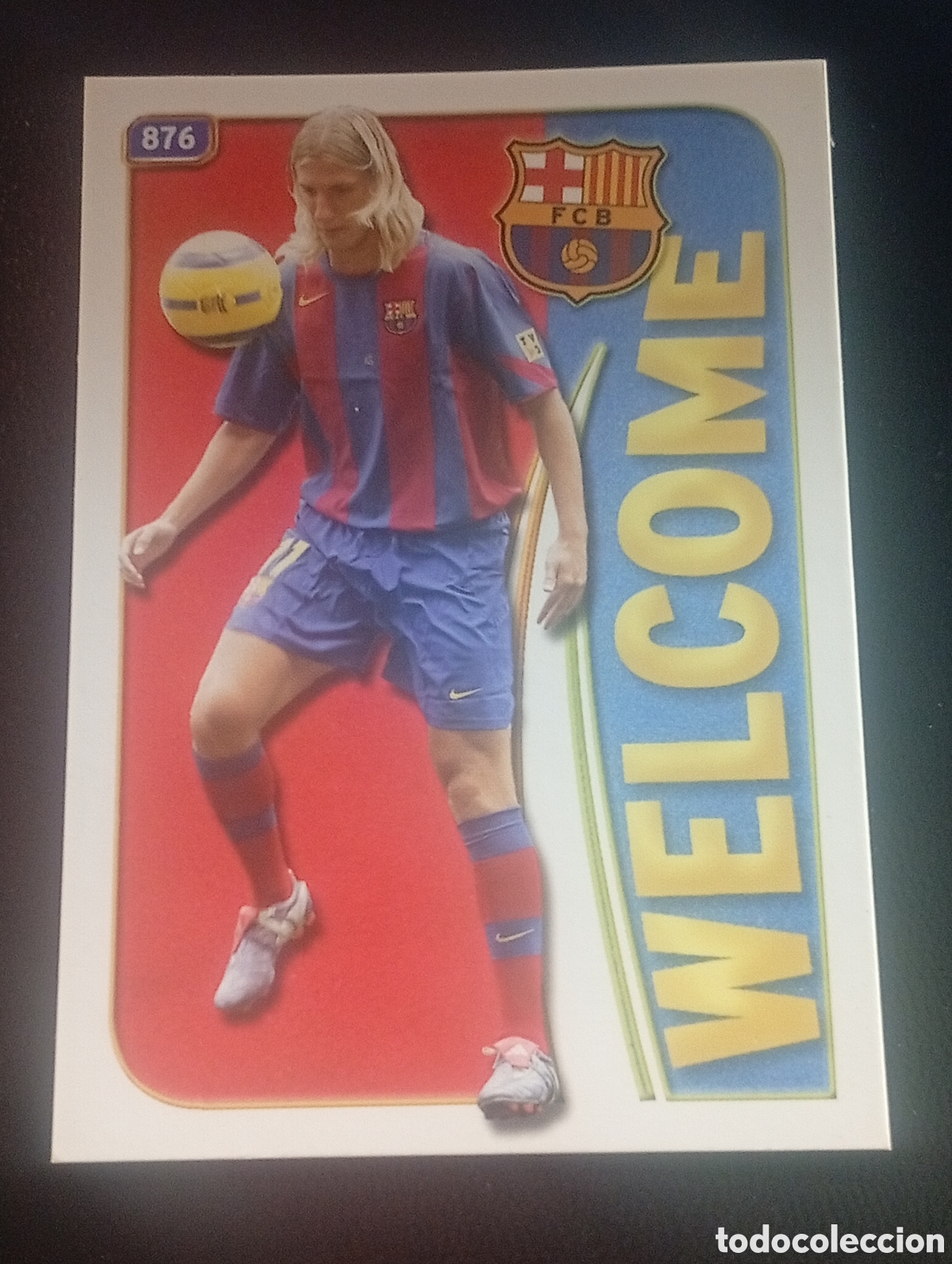 Cromos de f&uacute;tbol: 876 welcome MAXI L&Oacute;PEZ BARCELONA MUNDICROMO 2004 2005 4 5 CROMOS CARDS PANINI MEGACRACKS TOPPS