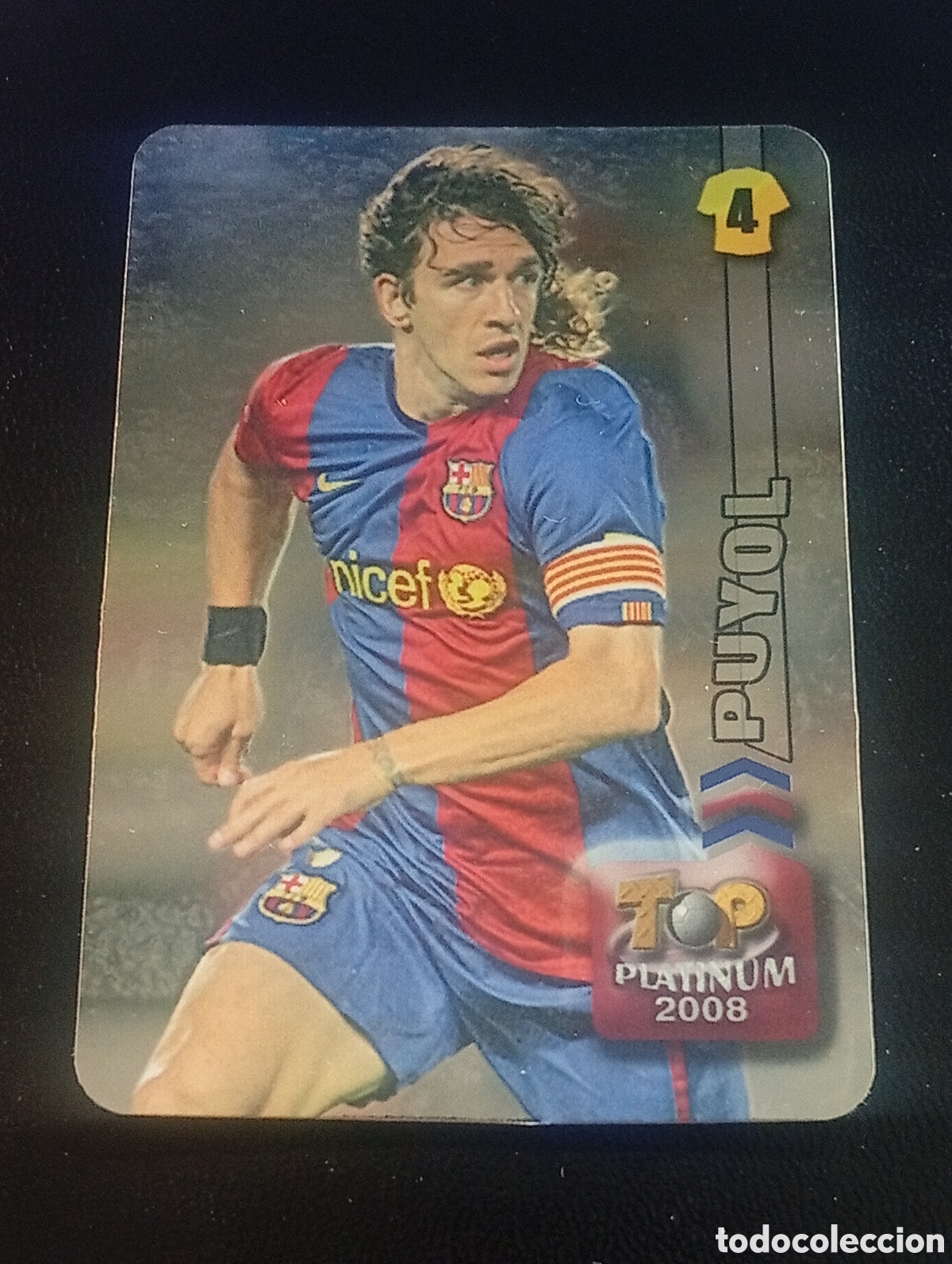 Cromos de f&uacute;tbol: 704 brillo liso PUYOL MUNDICROMO 2007 2008 7 8 CROMOS CARDS PANINI MEGACRACKS TOPPS ESPA&Ntilde;A SPAIN