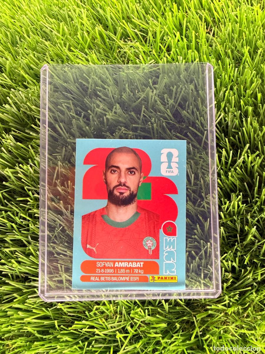 Cromos de f&uacute;tbol: N&ordm; MAR10 Sofyan Amrabat Marruecos Mundial 2026 Stickers