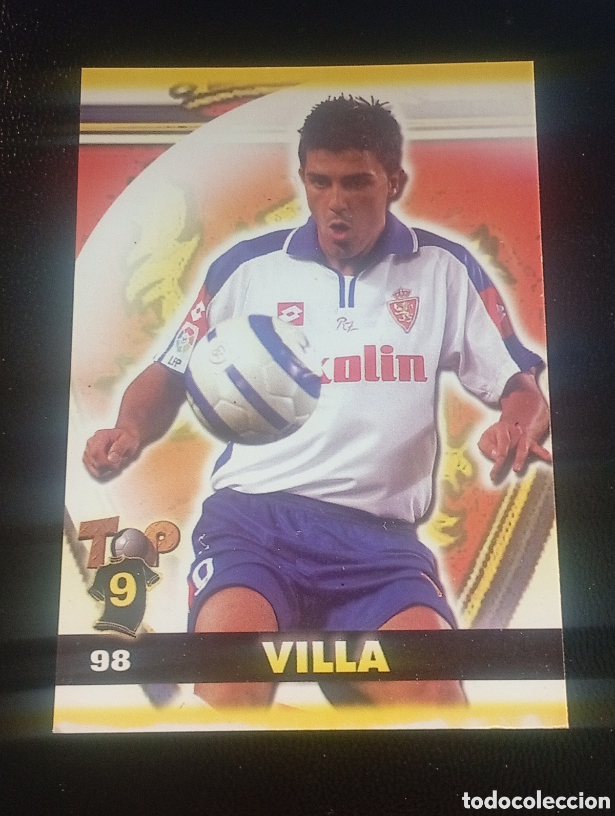 Cromos de f&uacute;tbol: 98 top 9 VILLA ZARAGOZA MUNDICROMO 2004 2005 CROMOS CARDS BARCELONA VALENCIA GIJON ATL&Eacute;TICO