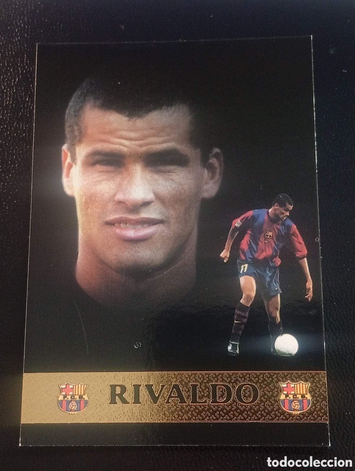 Cromos de f&uacute;tbol: 431 RIVALDO BARCELONA MUNDICROMO 1998 1999 98 99 CROMO CARD MEGACRACKS TOPPS BRASIL DEPORTIVO CORU&Ntilde;A