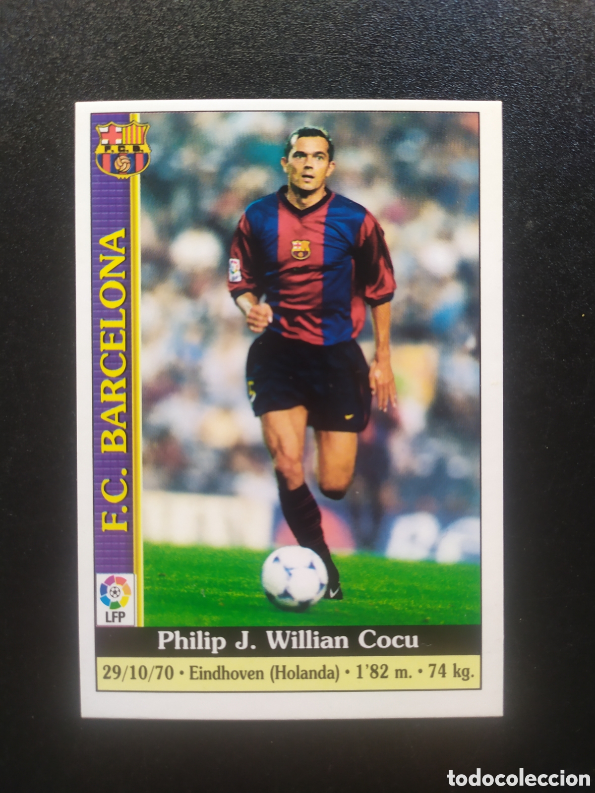Cromos de f&uacute;tbol: Mundicromo fichas Liga 1999 2000 99 00 Cocu n&deg; 13 Barcelona