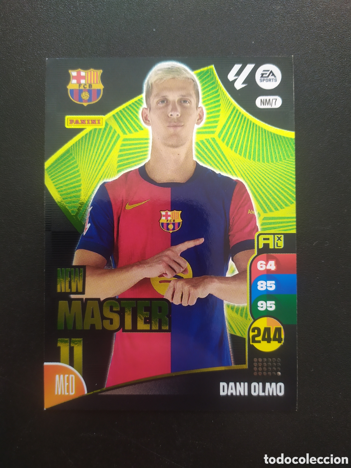 Cromos de f&uacute;tbol: Adrenalyn 2024 2025 24 25 panini Dani Olmo new master 11 nm/7 Barcelona