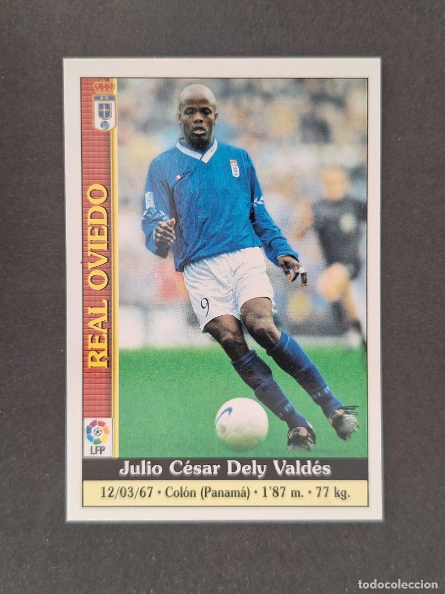 Cromos de f&uacute;tbol: L1 DELY VALDES REAL OVIEDO 252 MUNDICROMO LAS FICHAS DE LA LIGA 2000 99 00