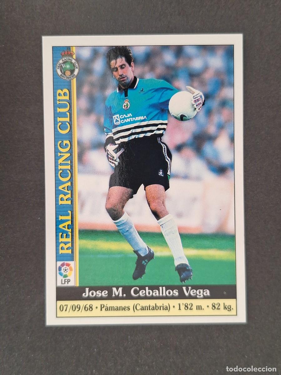 Cromos de f&uacute;tbol: L1 CEBALLOS RACING DE SANTANDER 255 MUNDICROMO LAS FICHAS DE LA LIGA 2000 99 00