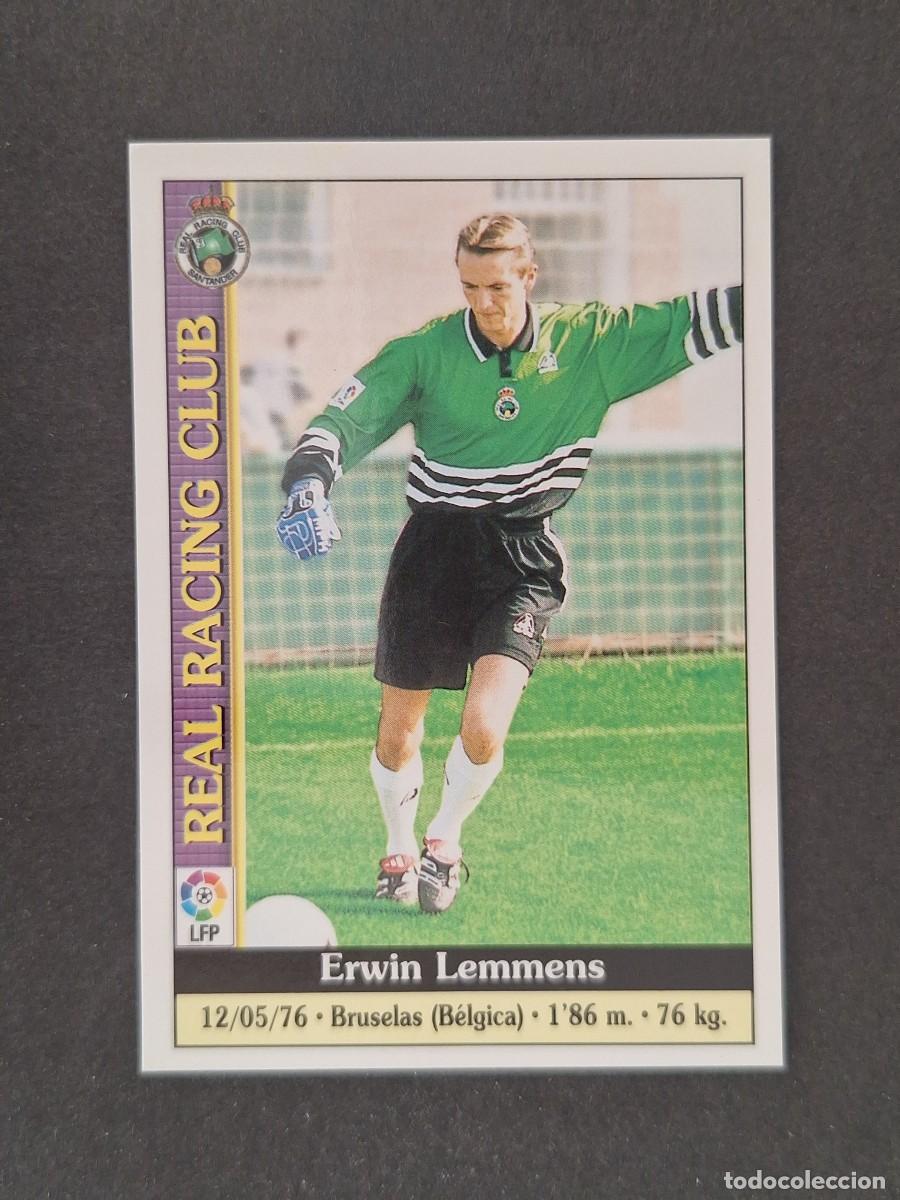 Cromos de f&uacute;tbol: L1 LEMMENS RACING DE SANTANDER 256 MUNDICROMO LAS FICHAS DE LA LIGA 2000 99 00