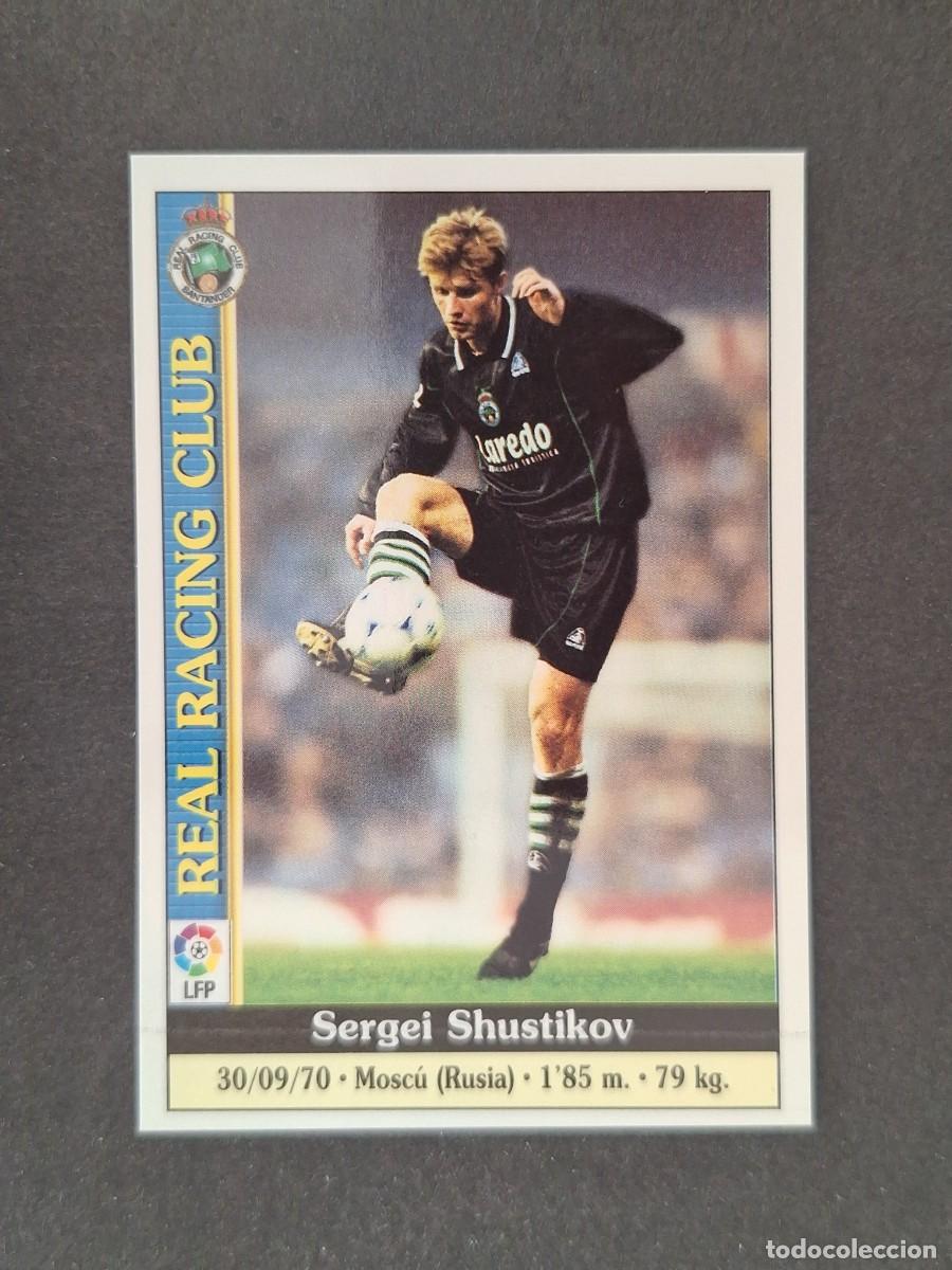 Cromos de f&uacute;tbol: L1 SHUSTIKOV RACING DE SANTANDER 258 MUNDICROMO LAS FICHAS DE LA LIGA 2000 99 00