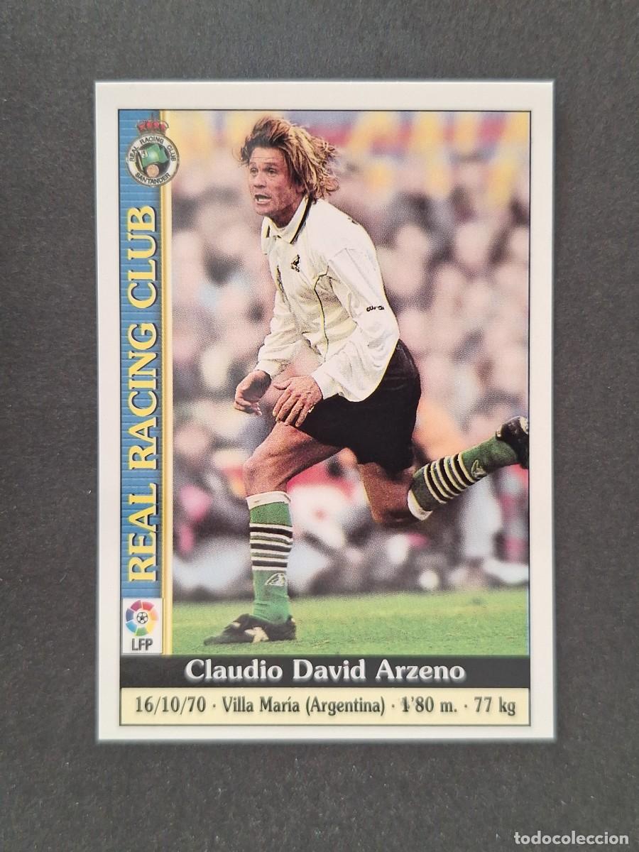 Cromos de f&uacute;tbol: L1 ARZENO RACING DE SANTANDER 259 MUNDICROMO LAS FICHAS DE LA LIGA 2000 99 00