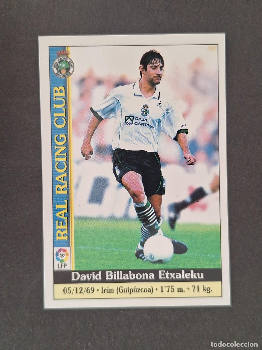 Cromos de f&uacute;tbol: L1 BILLABONA RACING DE SANTANDER 263 MUNDICROMO LAS FICHAS DE LA LIGA 2000 99 00