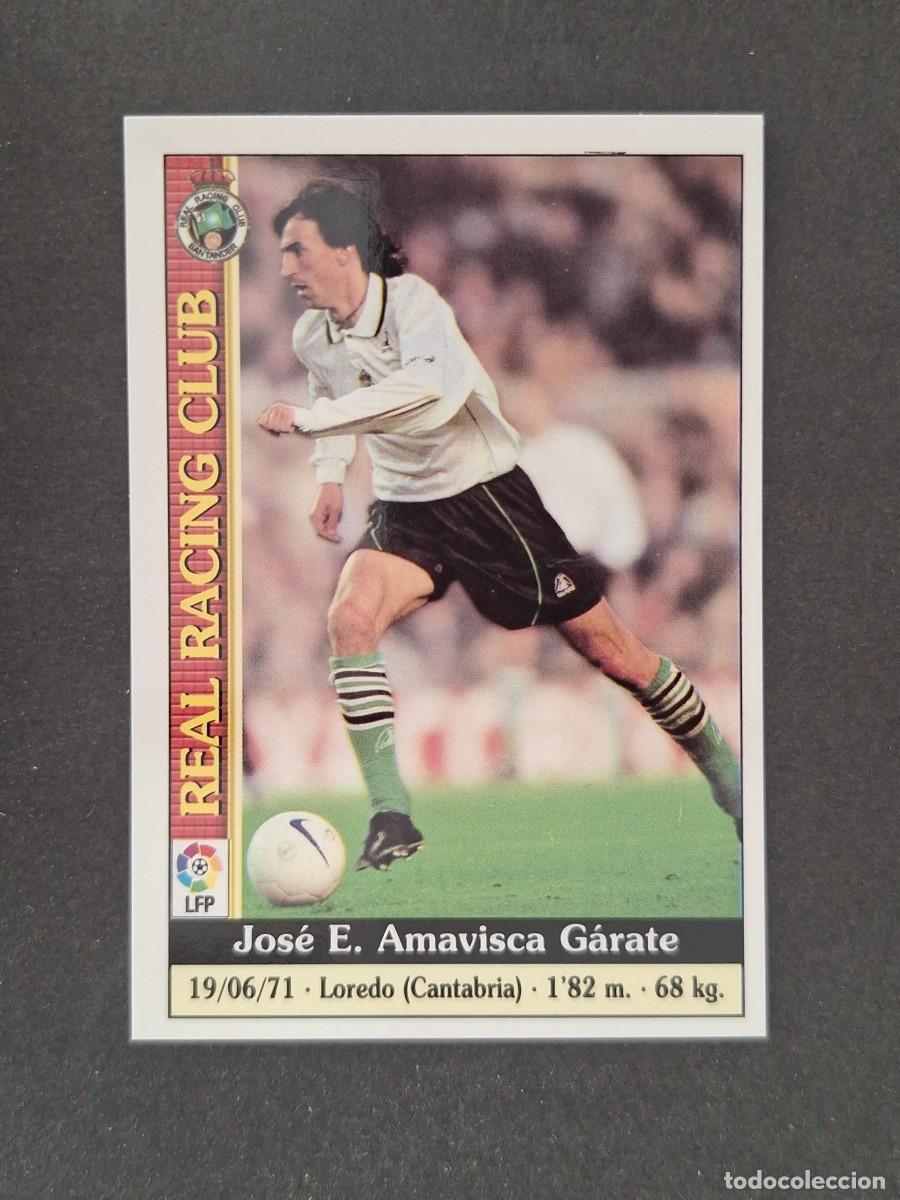 Cromos de f&uacute;tbol: L1 AMAVISCA RACING DE SANTANDER 266 MUNDICROMO LAS FICHAS DE LA LIGA 2000 99 00