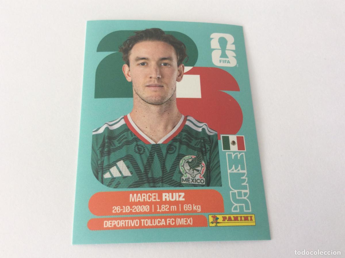 Cromos de f&uacute;tbol: MEX12 MEX 12 Marcel Ruiz Mexico Sticker Cromo FIFA World Cup 2026 26 Panini Mundial