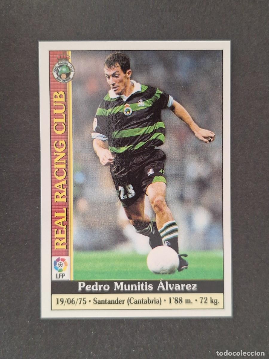 Cromos de f&uacute;tbol: L1 MUNITIS RACING DE SANTANDER 270 MUNDICROMO LAS FICHAS DE LA LIGA 2000 99 00