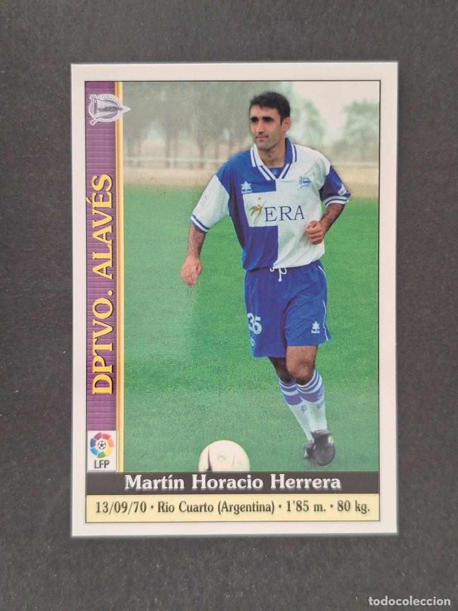 Cromos de f&uacute;tbol: L1 HERRERA DEPORTIVO ALAVES 274 MUNDICROMO LAS FICHAS DE LA LIGA 2000 99 00