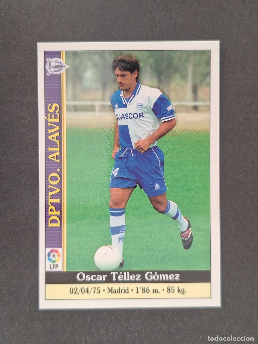 Cromos de f&uacute;tbol: L1 TELLEZ DEPORTIVO ALAVES 275 MUNDICROMO LAS FICHAS DE LA LIGA 2000 99 00