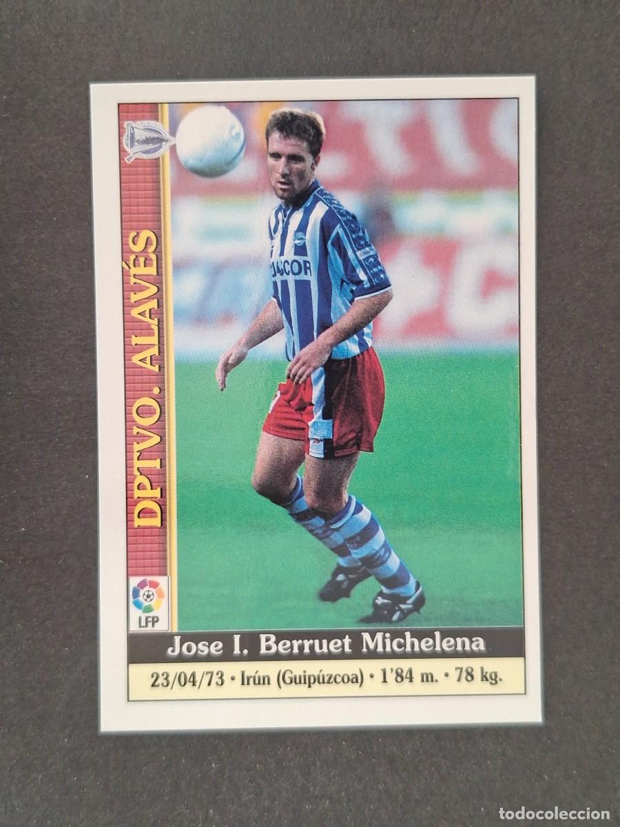 Cromos de f&uacute;tbol: L1 BERRUET DEPORTIVO ALAVES 276 MUNDICROMO LAS FICHAS DE LA LIGA 2000 99 00