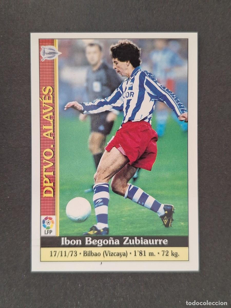 Cromos de f&uacute;tbol: L1 IBON BEGO&Ntilde;A DEPORTIVO ALAVES 279 MUNDICROMO LAS FICHAS DE LA LIGA 2000 99 00
