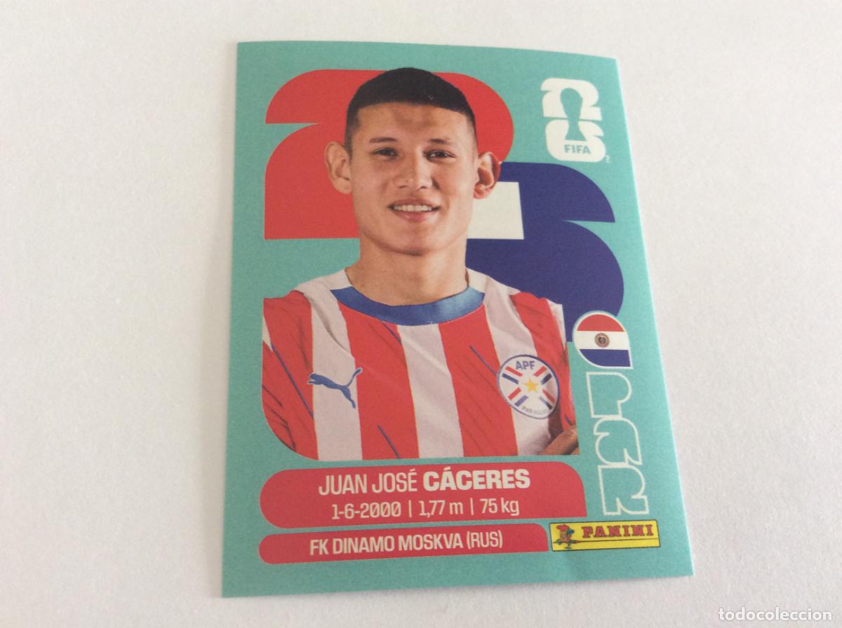 Cromos de f&uacute;tbol: PAR6 PAR 6 Juan Jos&eacute; C&aacute;ceres Paraguay Sticker Cromo FIFA World Cup 2026 26 Panini Mundial