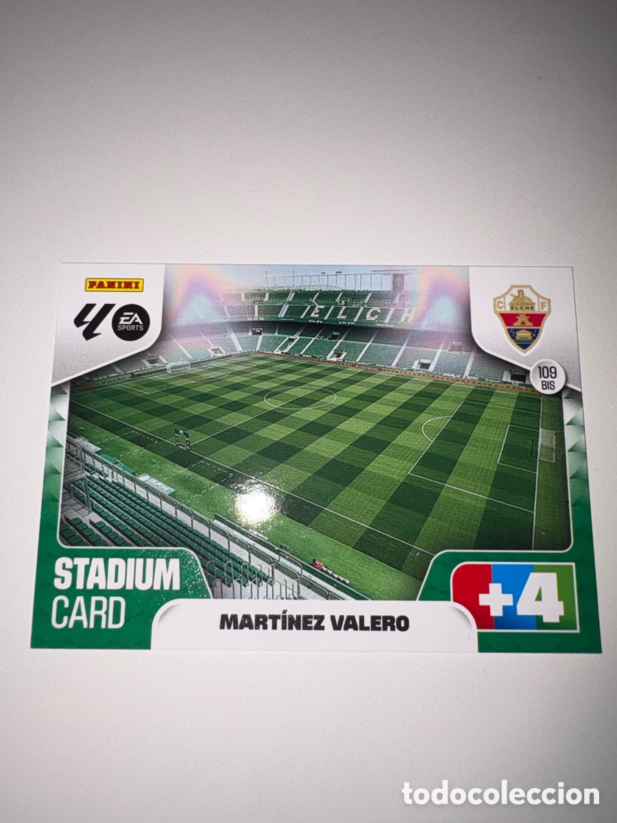 Cromos de f&uacute;tbol: 109 BIS MART&Iacute;NEZ VALERO ESTADIO DEL ELCHE 25 26 ADRENALYN XL 2025 2026 NUEVO DE SOBRE