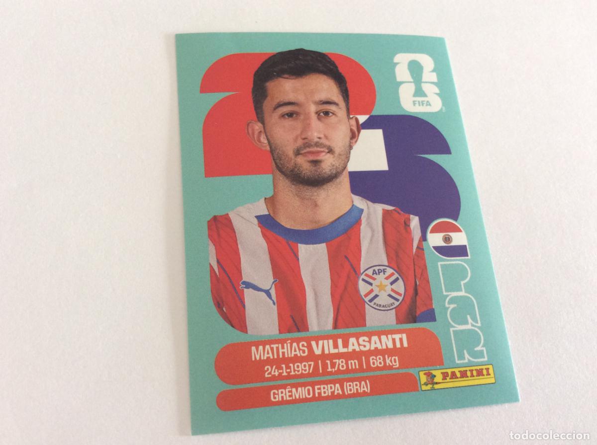 Cromos de f&uacute;tbol: PAR9 PAR 9 Math&iacute;as Villasanti Paraguay Sticker Cromo FIFA World Cup 2026 26 Panini Mundial