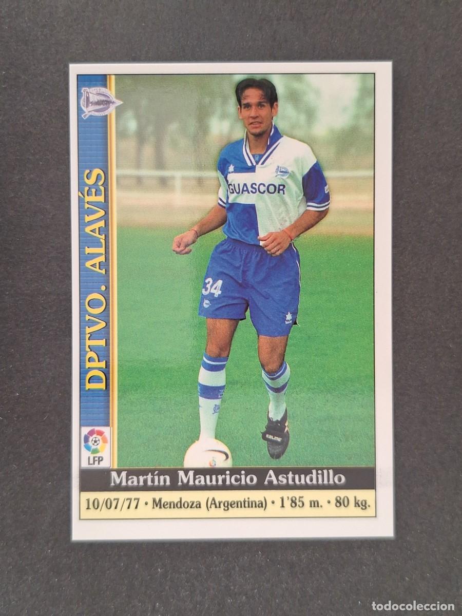 Cromos de f&uacute;tbol: L1 ASTUDILLO DEPORTIVO ALAVES 281 MUNDICROMO LAS FICHAS DE LA LIGA 2000 99 00