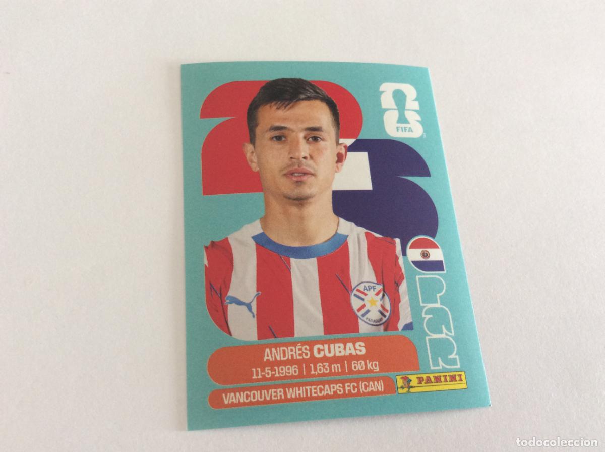 Cromos de f&uacute;tbol: PAR12 PAR 12 Andres Cubas Paraguay Sticker Cromo FIFA World Cup 2026 26 Panini Mundial